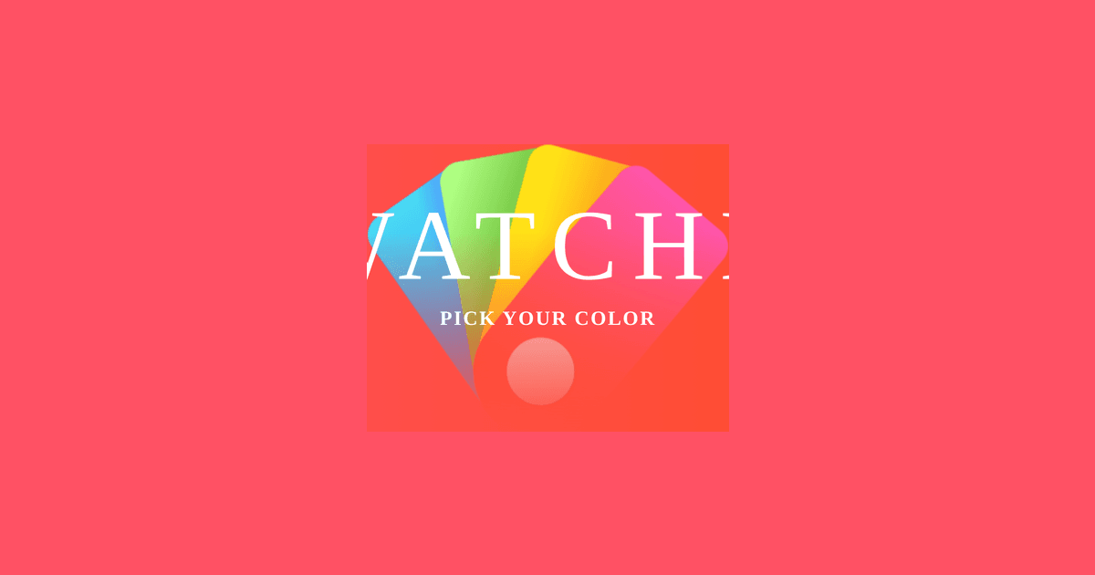 Swatches — Color Picker para o mundo real