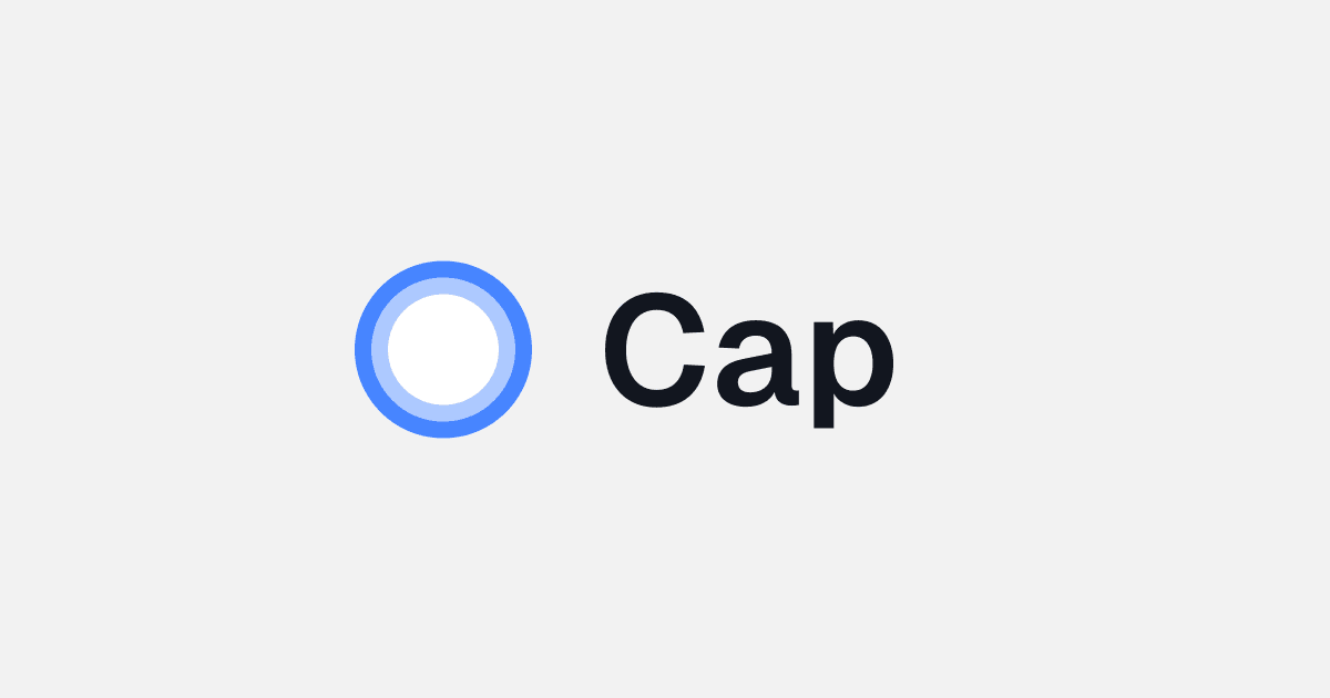 Cap - Screen Recording Open Source