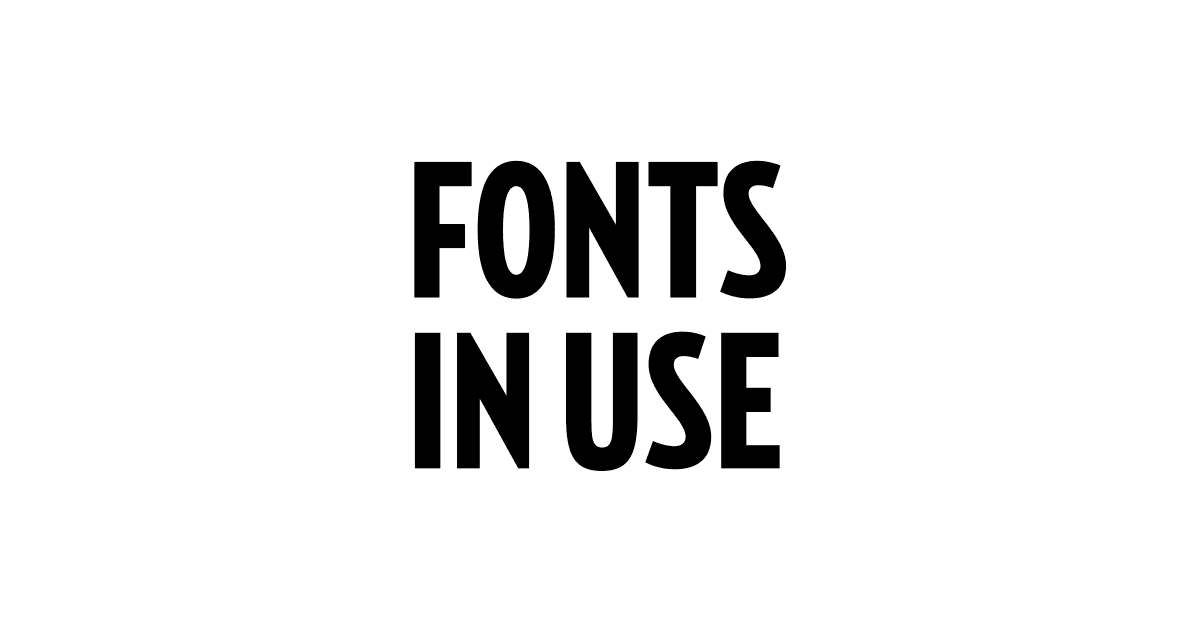 Fonts in Use