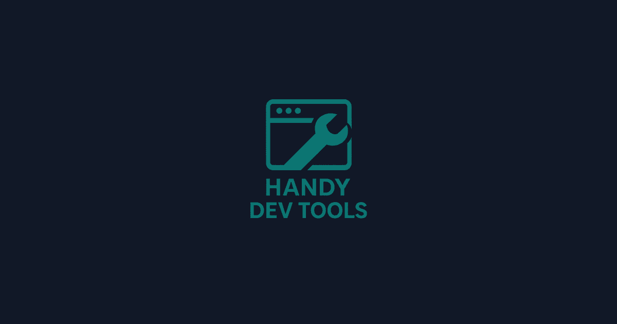 Handy Dev Tools