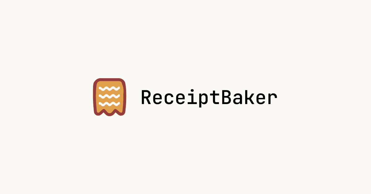 Receipt Baker